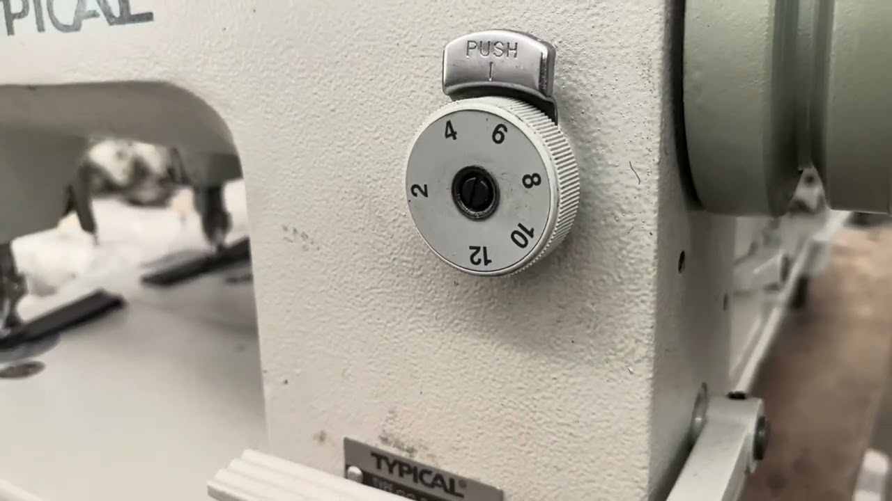 Used Walking Foot Sewing Machine Typical 0303cx 12mm for Tent Canvas Serviced by Tomsewing