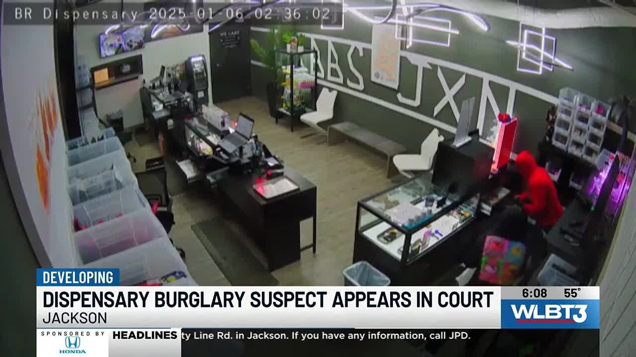 Man arrested for burglarizing Jackson dispensary - YouTube
