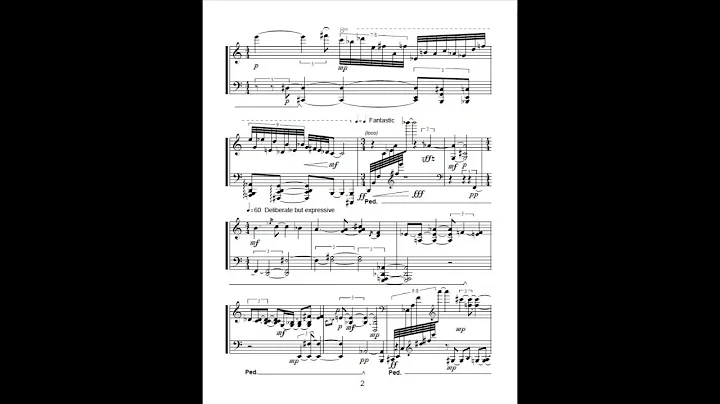 Mark Behm: Dream, for solo piano