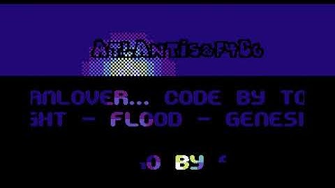 C64 Intro: Blue intro 2013 Atlantis & Fantastic 4 Cracking Group