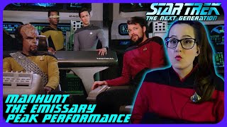 STAR TREK TNG 2x1921 | Manhunt | The Emissary | Peak Performance REACTION