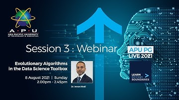 Webinar -  Evolutionary Algorithms in the Data Science Toolbox