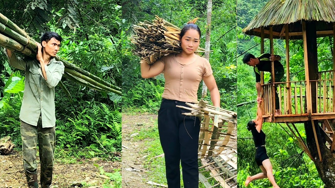 FULL VIDEO: The girl living alone in the forest was lucky to have the ...