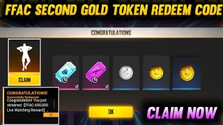 FFAC Second Gold Token Kaise Milega Free Fire Chicken Emote Kaise Milega | Ff Redeem Code Today