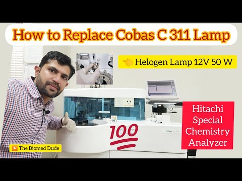 Cobas C 311 | Photometer Lamp of Special Chemistry Analyzer | Hitichi Roche #chemistry #analyzer