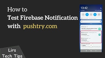 How to Test Firebase Notification with website pushtry.com