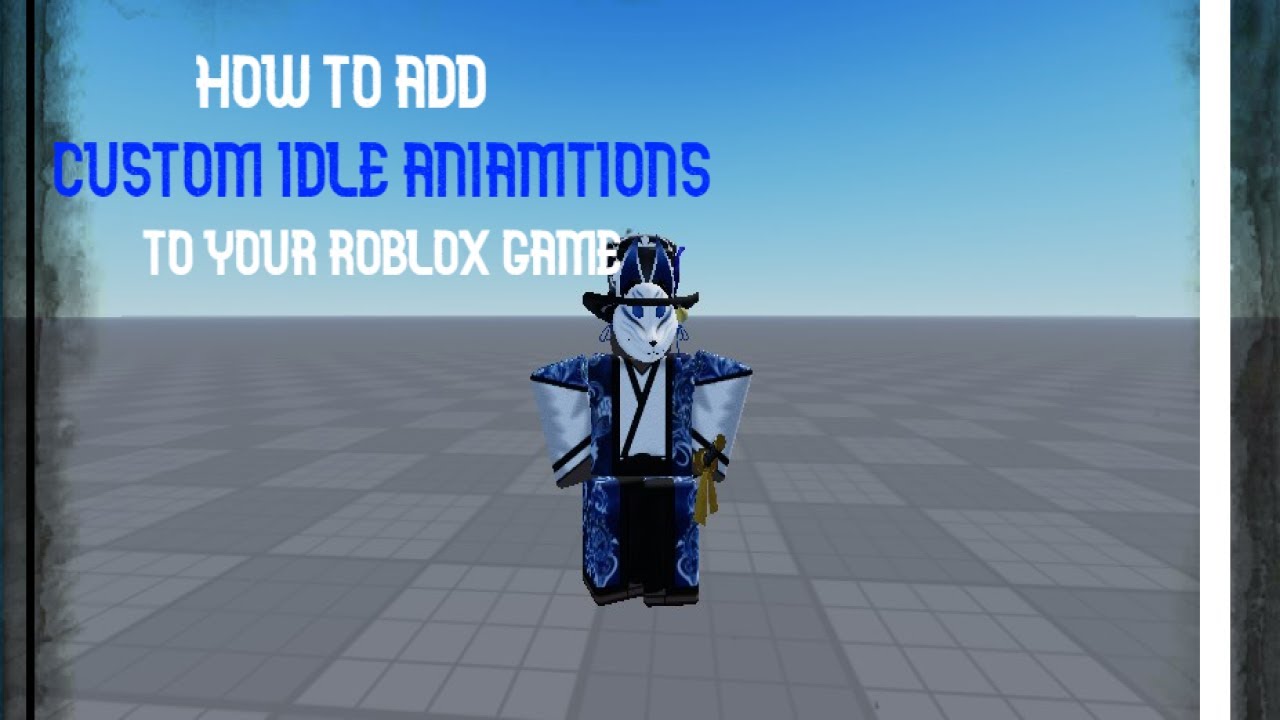 How to add CUSTOM ANIMATIONS to your ROBLOX game - YouTube