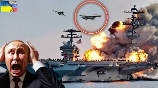 1 Minute Ago US F16 Pilot Destroys Russian Aircraft Carrier Containing 200 Combat Zet