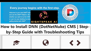 How to Install DNN (DotNetNuke) CMS | Step-by-Step Guide with Troubleshooting Tips