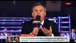 Manny Pacquiao Vs Floyd Mayweather Talks Teddy Atlas Analysis Espn Boxing