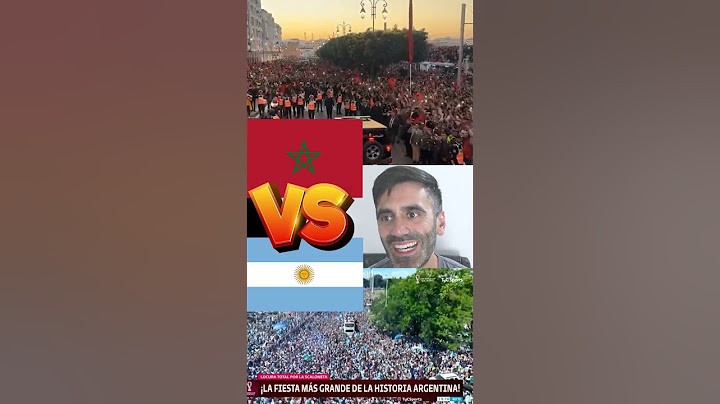 CARAVANA ARGENTINA VS MARRUECOS   FESTEJO SELECCIÓN MUNDIAL