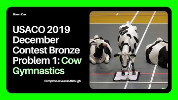 USACO Cow Gymnastics Walkthrough | Java