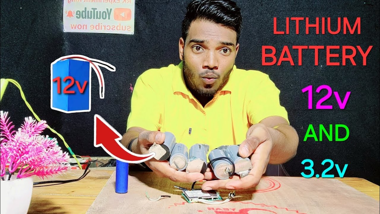 12 volt lithium battery //Make Lithium Battery at Home / DIY PROJECT ...
