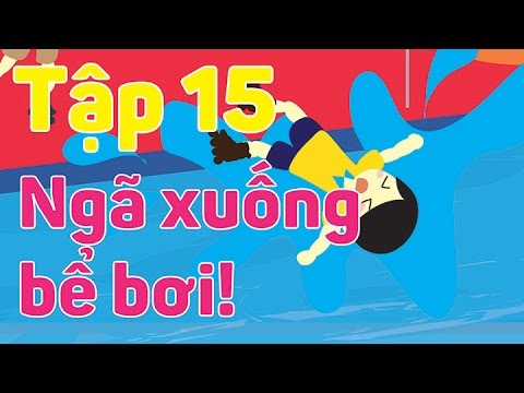 Ngã xuống bể bơi