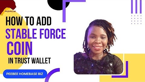 HOW TO ADD STABLE FORCE COIN To Trust wallet |Meta Force| @peebeehomebasebiz8103