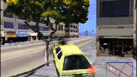Driver (PS1) Driving Traffic Cars (Wall Collisions Enabled)