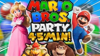 ⭐️Super Mario Bros Party ⭐️45 minutes Games Compilation | Brain Break for kids | Just dance