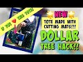 🌟DOLLAR TREE HACK🌟 $3.00 TOTE tutorial/WATER RESISTANT TOTE!