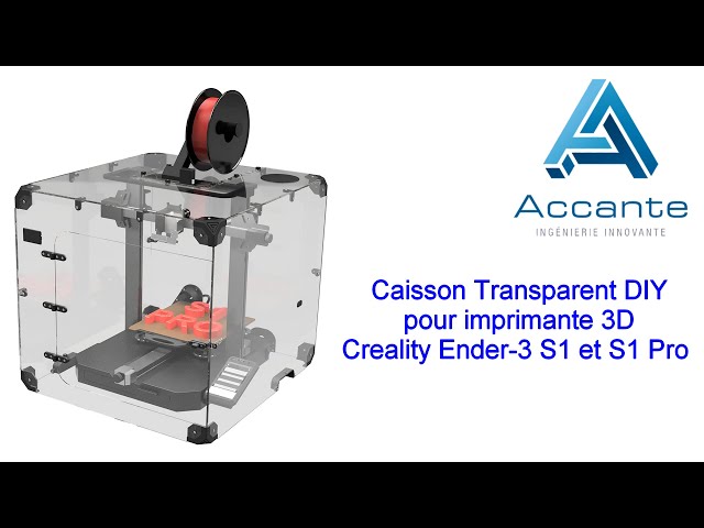 Nouveau caisson haut de gamme pour imprimantes Ender 3 S1 et S1Pro