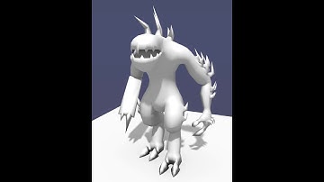 Monster Character Rig and Animation Test