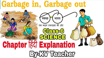 (PART-1) Garbage In, Garbage Out / Class-6 Science NCERT Chapter 16 Explanation in हिंदी/ KV Teacher