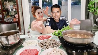Trương Thế Vinh - Thúy Ngân cùng nhau nấu lẩu ăn tối by Chuyện Nghệ Sĩ 1,239 views 6 days ago 9 minutes, 17 seconds