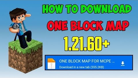 One Block Map For Minecraft Pe 1.21/1.21.60 | New One Block MCPE 1.21.60