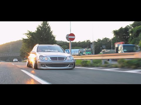 CAMBER GANG WRECKIN MEET SE7EN 2018 C230 F30 PANS EYE