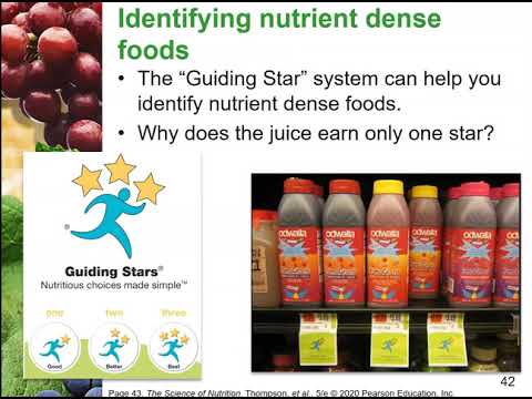 Claims and nutrient density