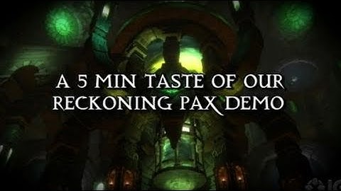 Kingdom of Amalur: Reckoning - Gameplay Demo Trailer