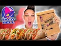 Eating the ENTIRE Taco Bell MENU + PREGNANCY UPDATE!!