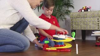 Little ones have so much to explore in this 2-in-1 play-set! *practice
driving dashboard (closed) position *easy turn steering wheel
*flashing lights &...