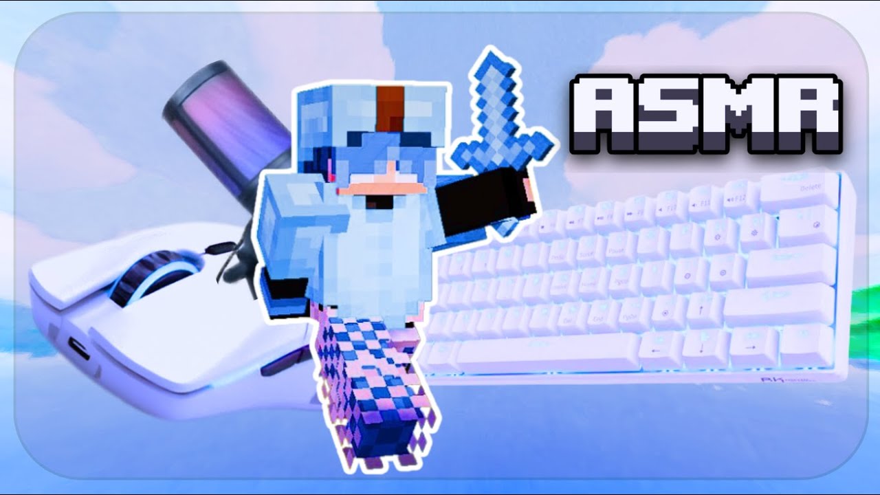 Clacky Keyboard and Mouse Sounds ASMR | Bedwar Duel