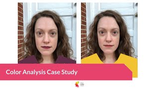 Color Analysis Case Study Brown Eyes Brown Hair Cool Skin