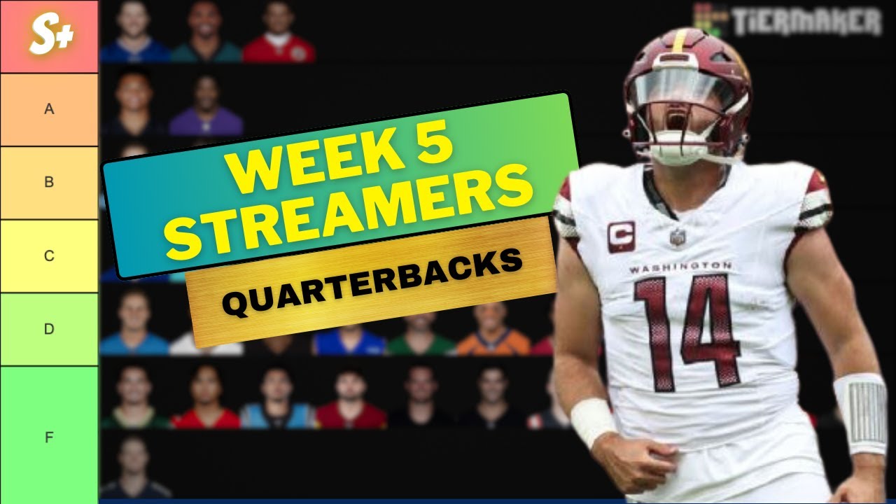 Sam Howell, Josh Dobbs are MUST-ADD Fantasy Football Week 5 QB Streamers