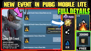 PUBG MOBILE LITE SPACE GIFT EVENT | WHAT IS SPACE GIFT | POPULARITY NEW EVENT PUBG LITE SEND CHICKEN