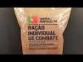 2016 Portuguese Navy 24 Hour Individual Combat Ration MRE Review Meal Ready to Eat Taste Test