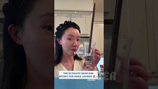 This “Boba Tea” Secret Is Making Women Look 10 Years Younger 😳#SkincareTips #GlowSkin #HealthyDrinks