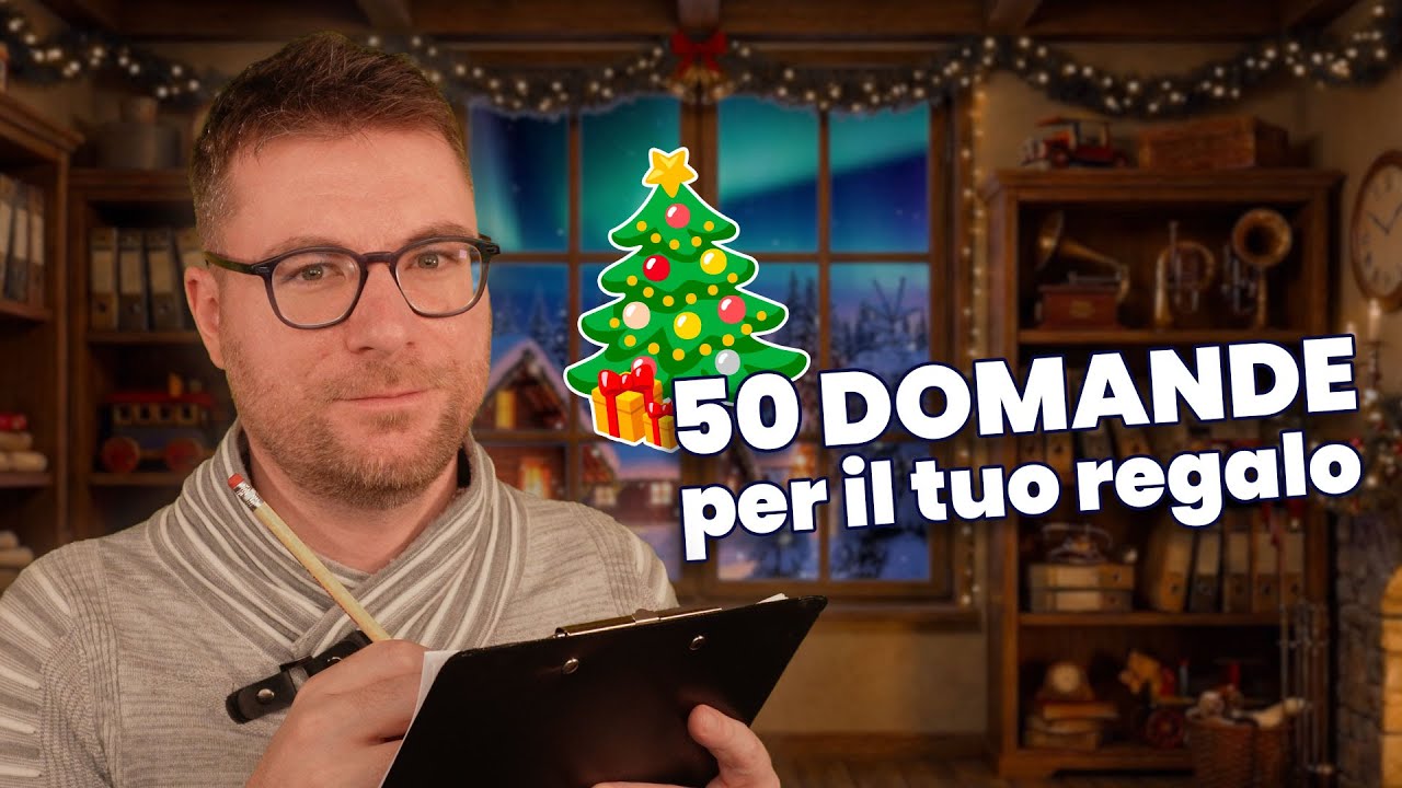 🎄 INTERVISTA DI NATALE per trovare il REGALO PERFETTO ✨ • Roleplay ASMR ITA
