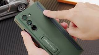Magnetic Hinge Case Ultra Thin Shockproof Stand Matte Cover