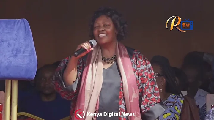 Raila's little known sister Beryl Achieng speaks at Oburu Odinga's birthday ceremony!!