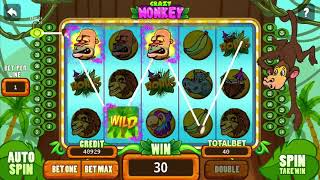 "Crazy Monkey" slot game from Multigame "BlackBox Collection" PCB casino game board screenshot 4