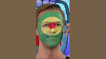Plankton - SpongeBob SquarePants Face Paint #Shorts
