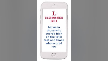 Professional Education: Assessment of Learning | Discrimination Index
