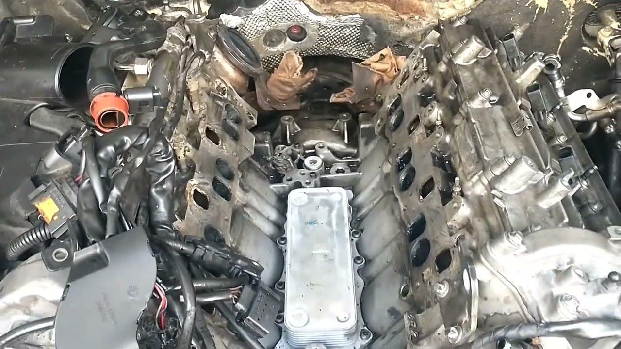 Changement refroidisseur de huile moteur mercedes benz ml 320 v6 diesel