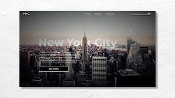create a landing page using adobe xd - html - css | design to code| (part 2/2)