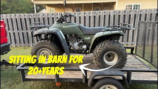 Mint Honda atv facebook marketplace in shed 20+years