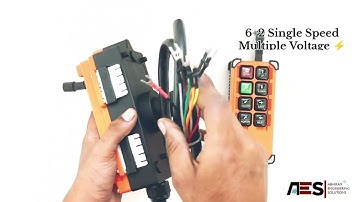 EOT Crane Radio Remote Single Speed 6+2 Telecrane