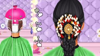 hair do design game|Indian wedding hair do design game|hair design game| screenshot 5