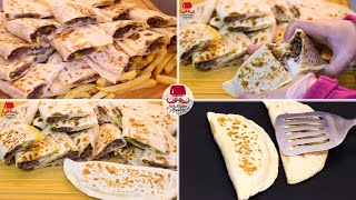 اطيب و اسهل وجبة غداء عائلية بحشوة مميزة فطائر المقلاة  Pan Pie